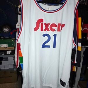 Joel Embiid Philadelphia 76ers Mens 4XL NBA Jersey